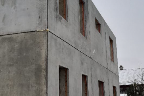 Дом в бетоне 300 м2 в Павловске 