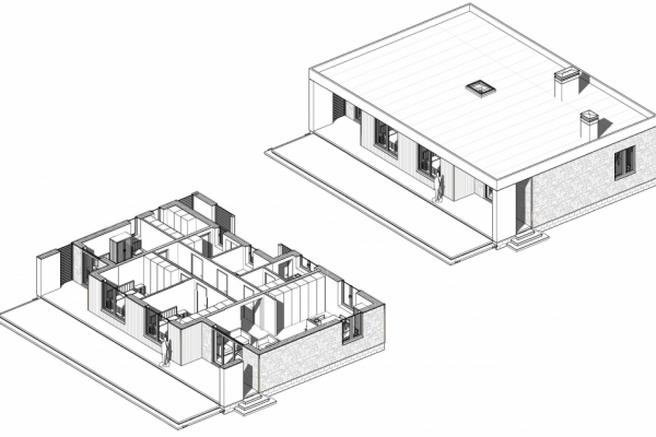 Одноэтажный ABG_124 м2