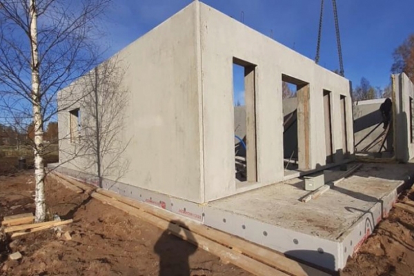 Разработка BIM проектов домов из ЖБ PREFAB бетонных панелей 