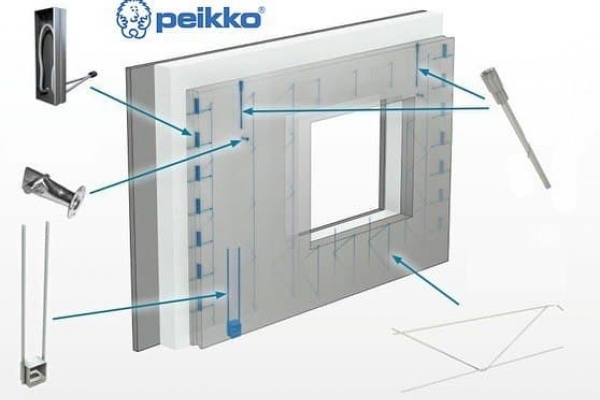 Финская технология Peikko® для трехслойных железобетонных панелей